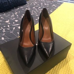 Leather Coach 3/12 classic black Pump